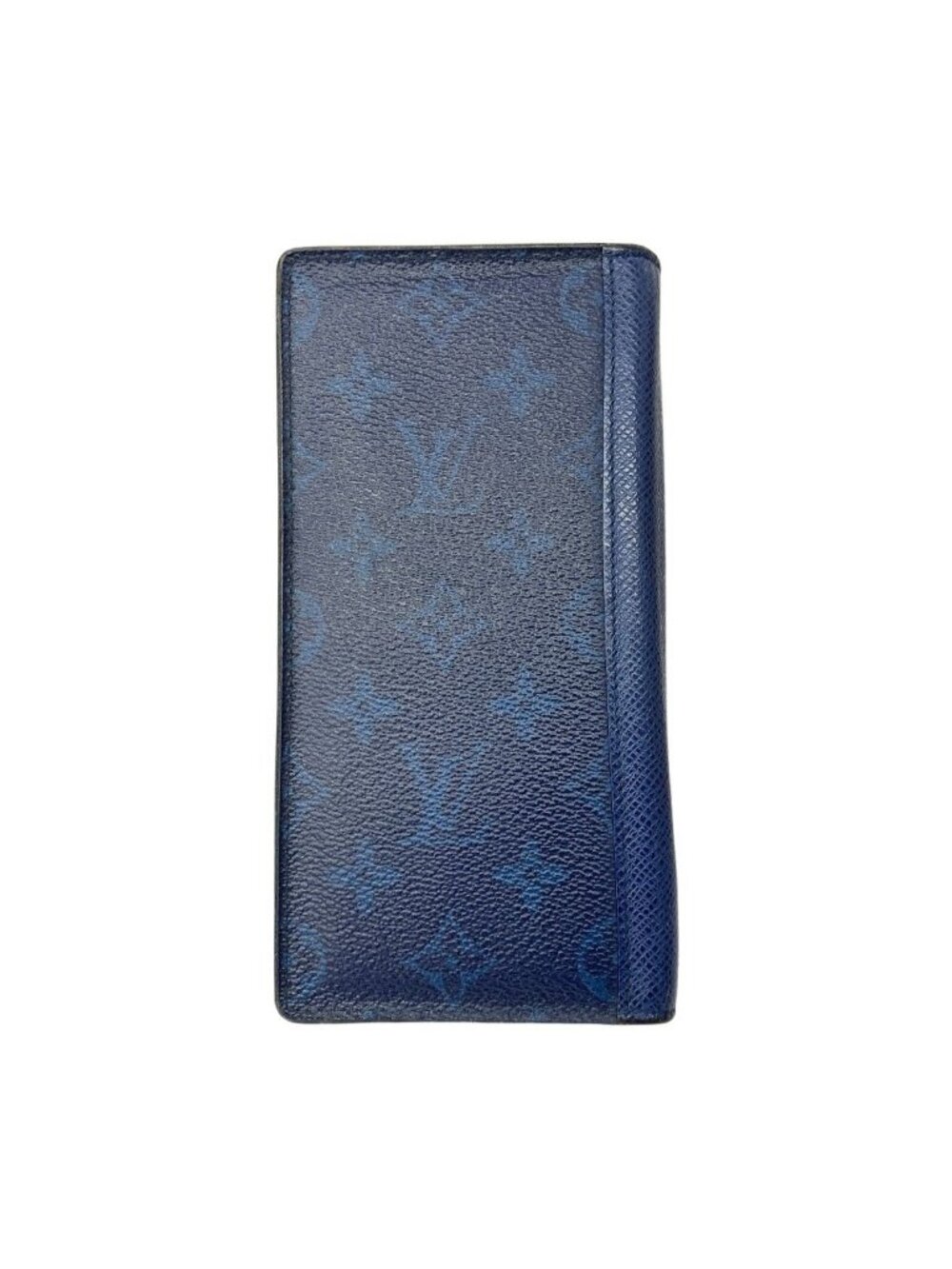 Louis Vuitton Taigarama Portefeuille Brazza Bifold Wallet Navy